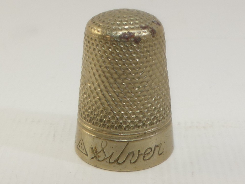 (ref288CX) Coroza Silver Thimble