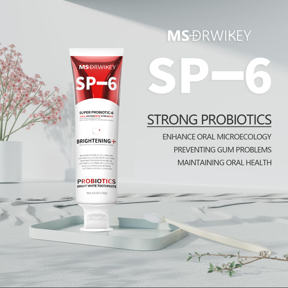 MSDRWIKEY 3-Pack Toothpaste Bundle | SP-6 Whitening & Cooling & 7-Pro