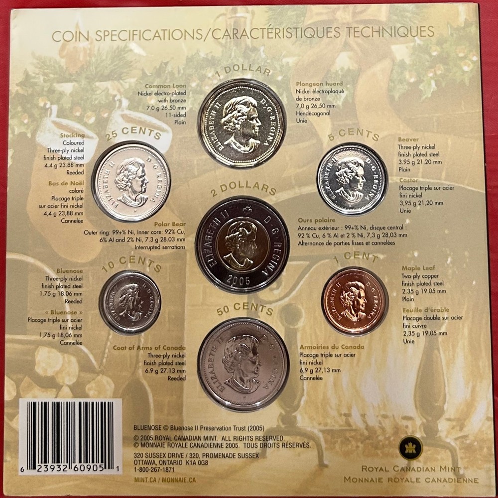 2005 Canada Holiday Set