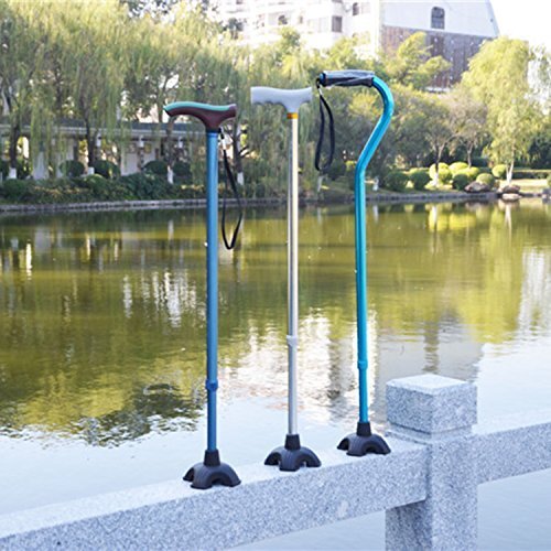 Quad Support Cane Tip Self Standing for Enhanced Stability