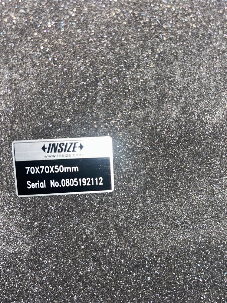 Insize Granite V-Block Set 70x70x50mm Code 6897-1 New