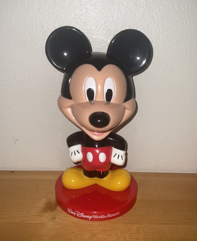 WALT DISNEY WORLD RESORT Mickey Mouse Bobble Head Kellog's 8”