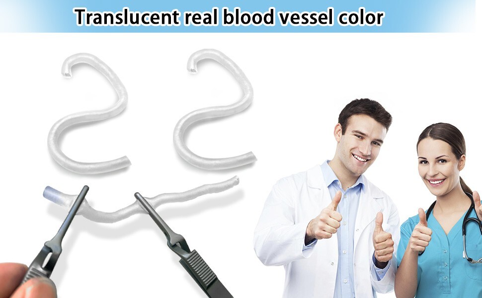 2PCS Human Vascular Models, Vascular Surgery Suturing Blocking Medical Training*