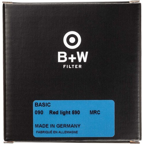B+W #590/090 Red Light MRC Basic Filter (37mm) 66-1102669