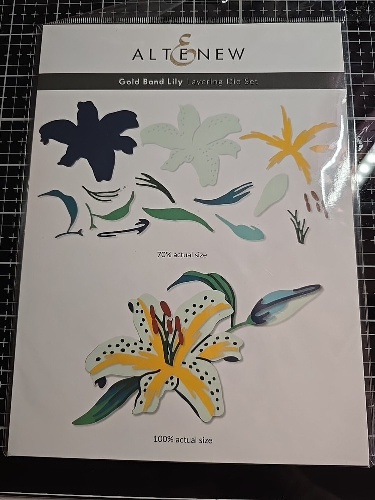 Altenew Gold Bond Lily Layering Dies Set