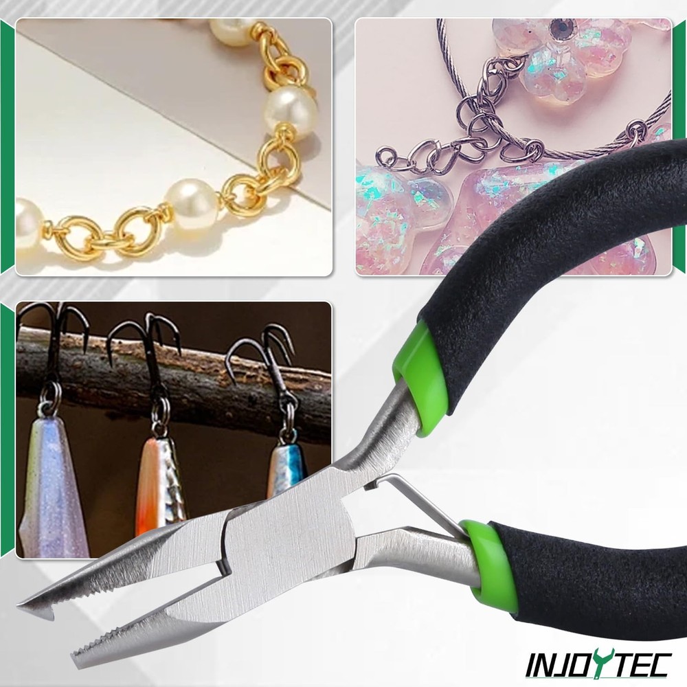 Mini Split Ring Pliers Jewelry Pliers 3" Split Ring Tool Jump Ring Opener Spl...