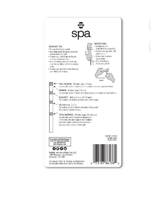 HTH Spa Test Strips 5 in 1, 25 ct.