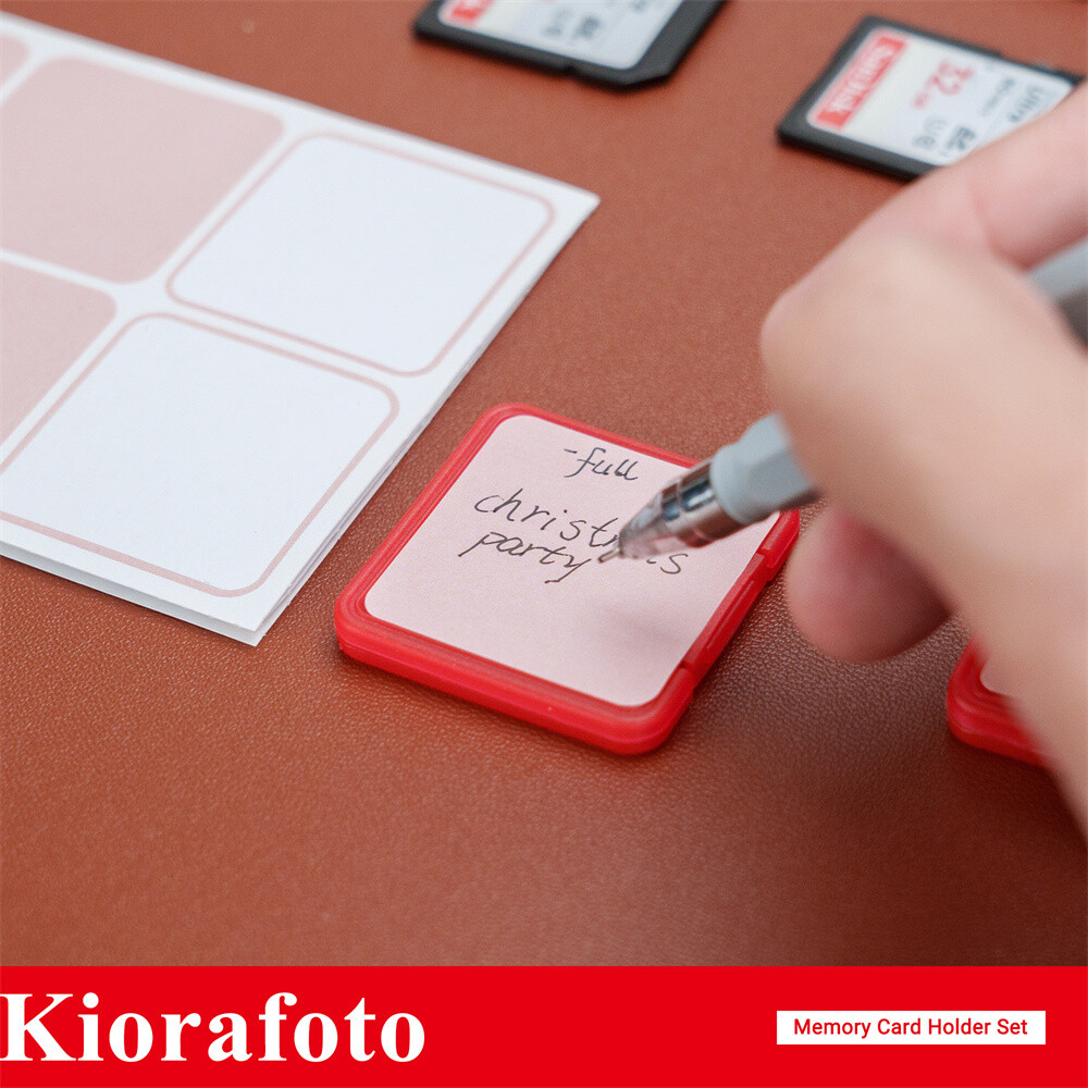 Clear Plastic Memory Card Case Holder Storage for 24 SD SDHC +18 Micro SD MSD TF