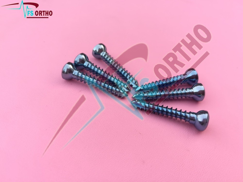 3.5mm Cortex Screws, Self Taping, Titanium Screws (180 pcs) Titanium grade 5