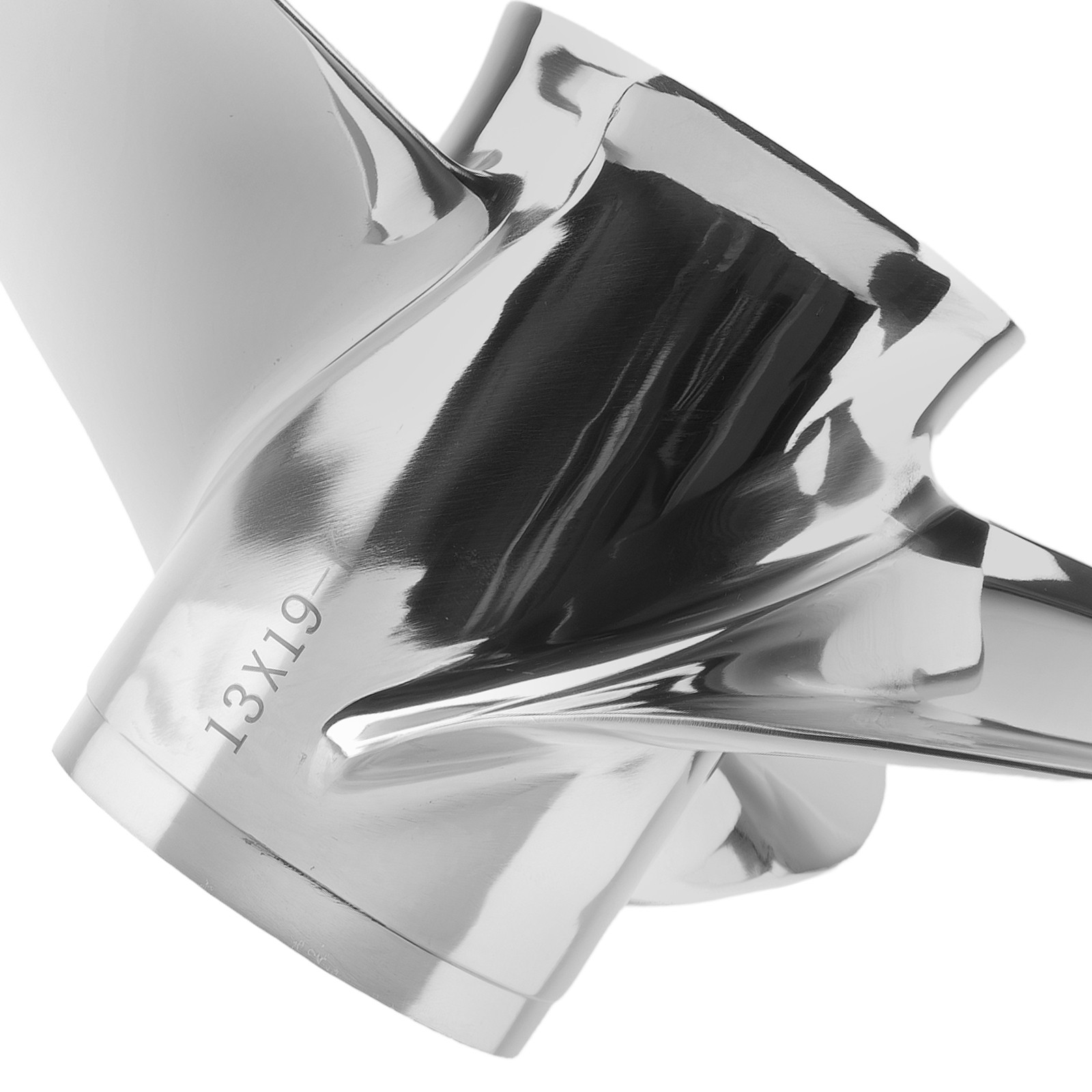 Boat Propeller for Yamaha F70 F75 F80 F90 F100 F115 13x19 Stainless 15 Spline