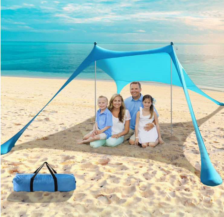 Beach Tent Canopy UPF 50+ UV Protection