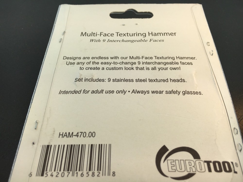 Texturing Hammer With 9 Different Tips by Eurotool