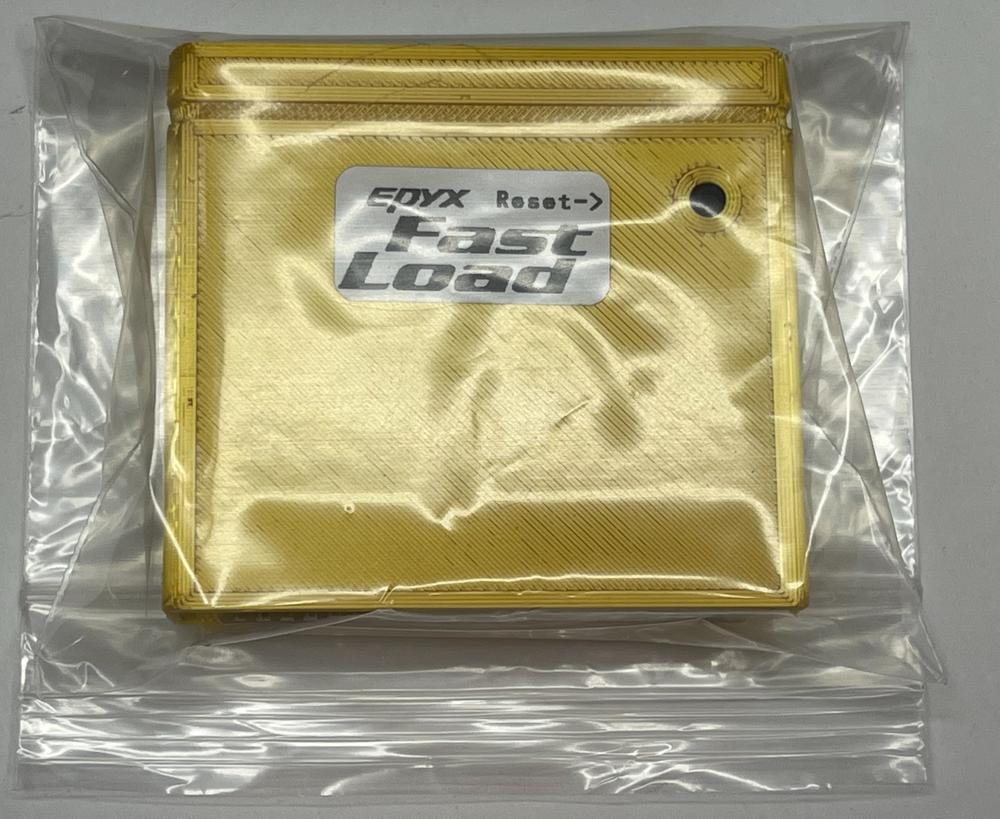 Commodore 64 Epyx Fast Load Clone Cart in Gold 3D printed case free ship !