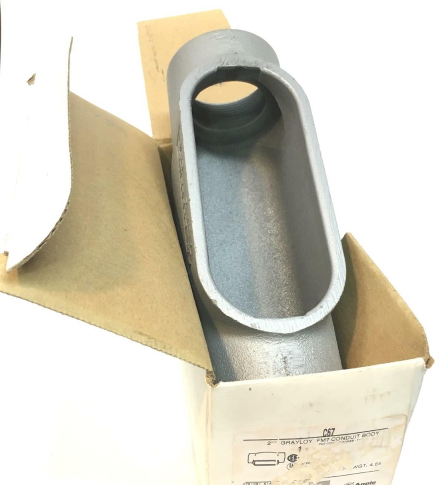 APPLETON APP C67 2" GRAYLOY FM7 CONDUIT BODY TYPE C