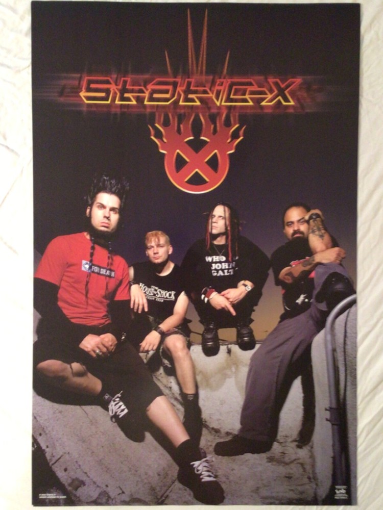 Static-X 2002 Poster Funky New Condition