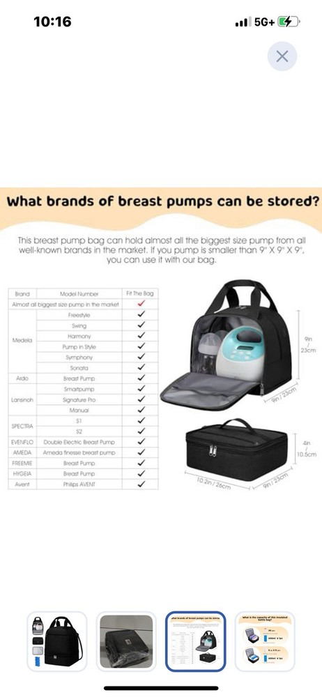 Breast Pump Bag