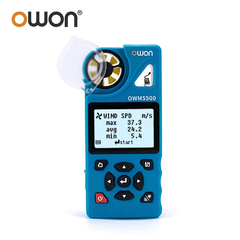 OW5500High-Precision Data Logging Air Volume, Air Velocity, and Wind Speed Meter