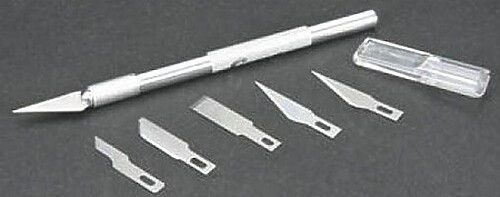 Excel Light Duty Knife with Cap & Assorted Blades (5) - Model and Hobby