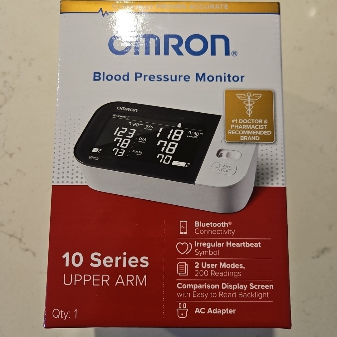 Omron 10 Series BP7450 Upper Arm Blood Pressure Monitor - Black