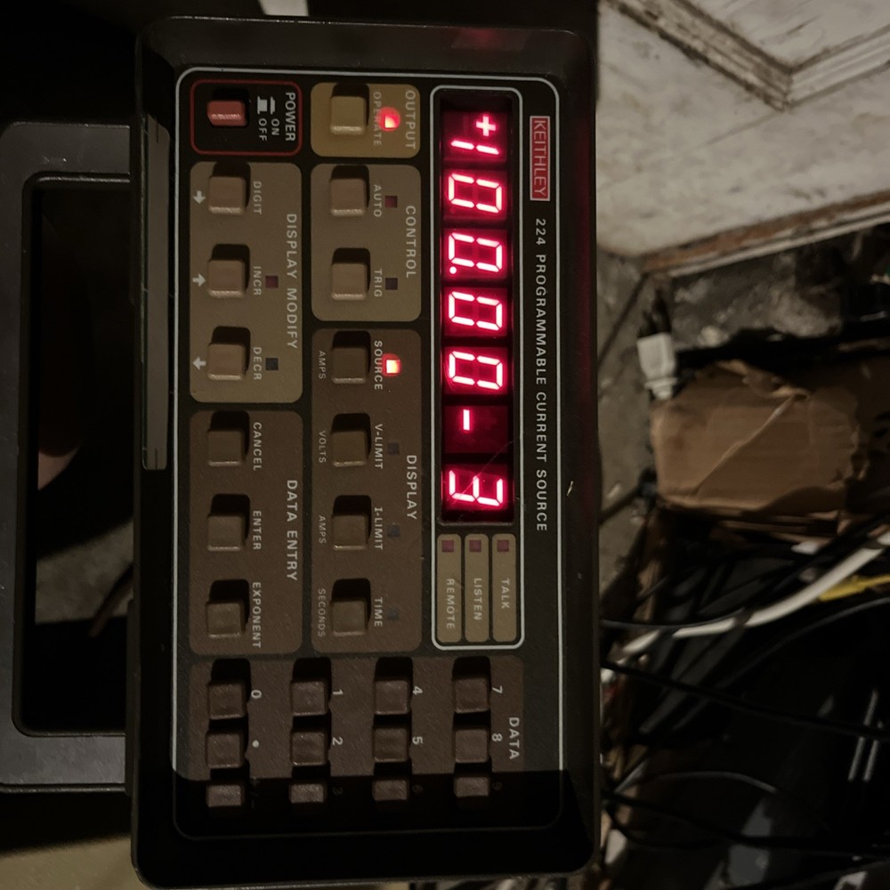 Keithley 224 Programmable Current Source Tested Working