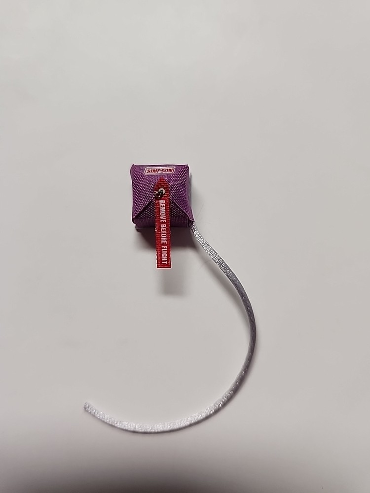 1/24 SCALE SINGLE LAVENDER SIMPSON DRAG CHUTE