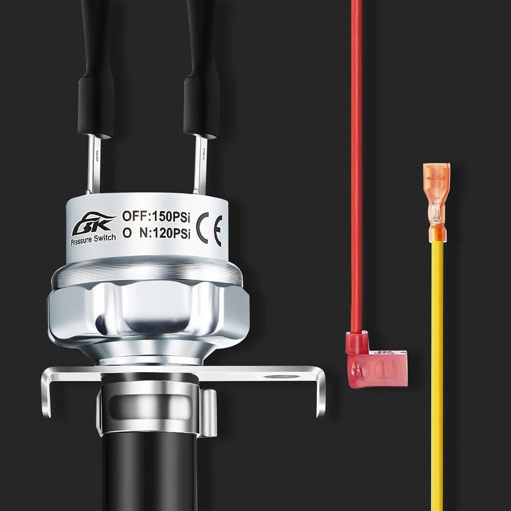 Versatile Automatic Pressure Switch for Air Compressors, 8.27x5.51 in.