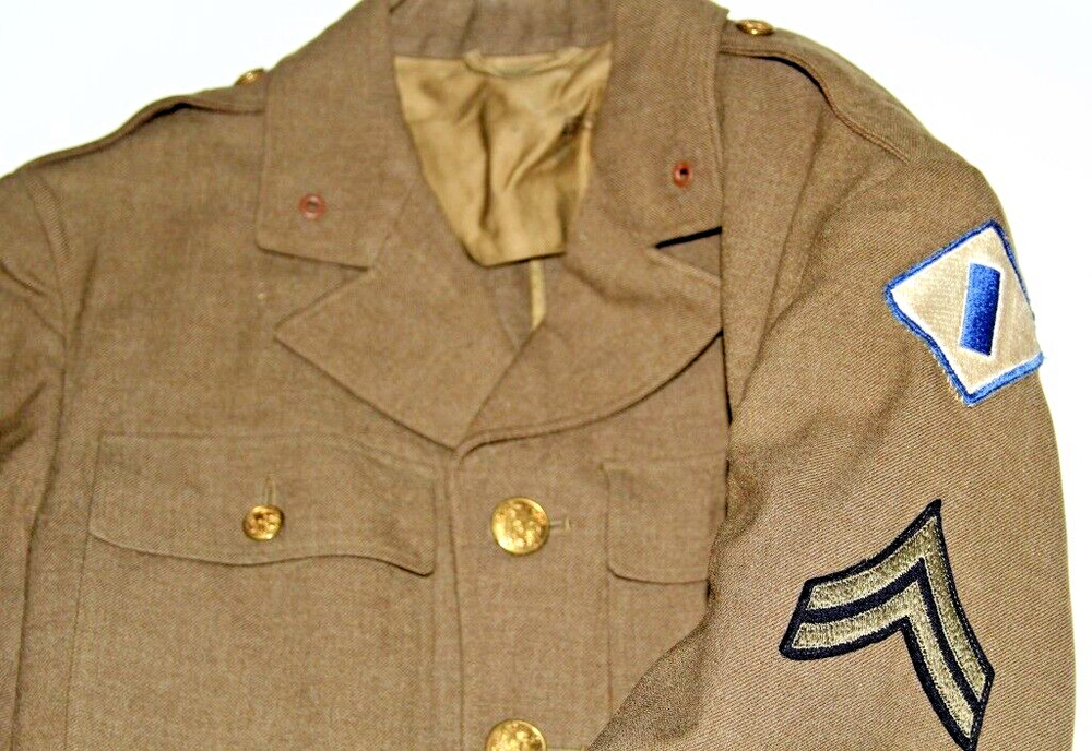 WW2 US ARMY EM D.1940 SERVICE COAT