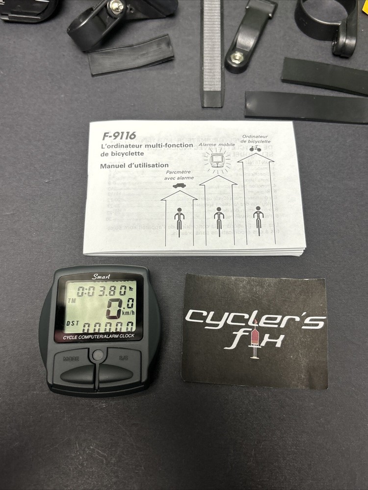 (10) Wired 12 Function Bike Cycling Computer Speedometer Tripmeter Odometer Time