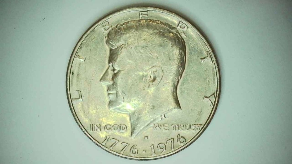 1976D Kennedy Half Dollar Error - Filled "D" Mint Mark - #259