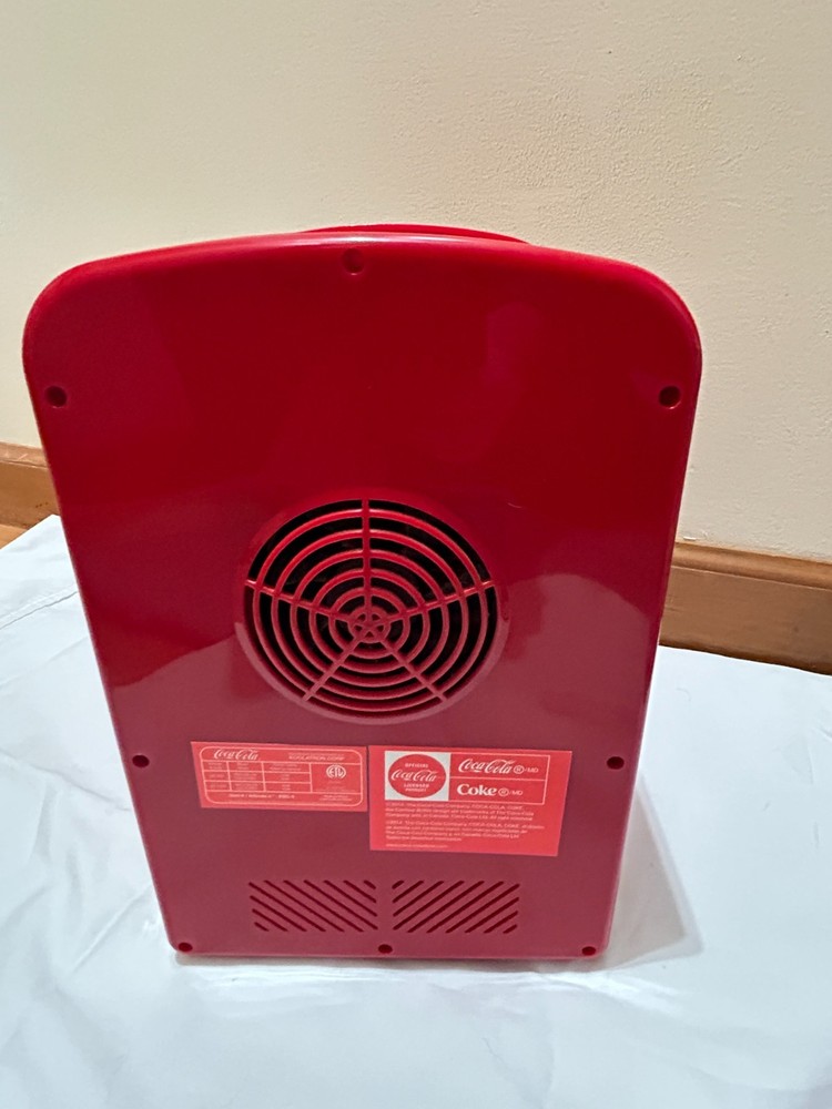 Red Coca-Cola Mini hot cold Refrigerator by Koolatron