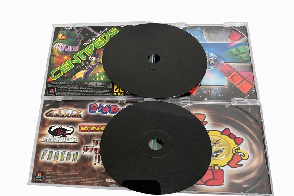 Sony PS1 Console Bundle Controller Cables 2 Games