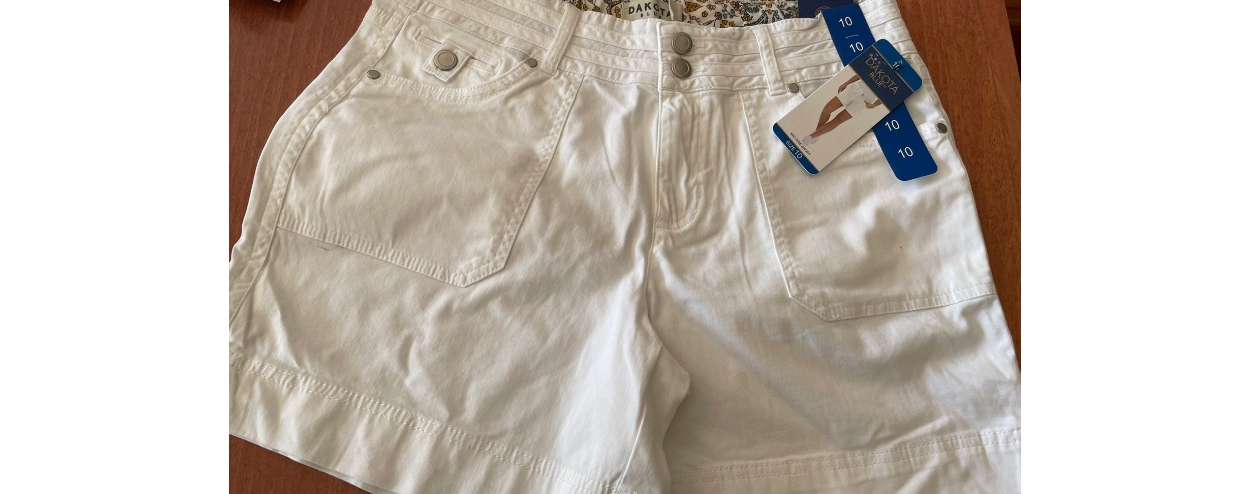 Women's Soft Stretch Casual Fit Mid Rise Shorts Colors & Sizes CHOICEs dakota