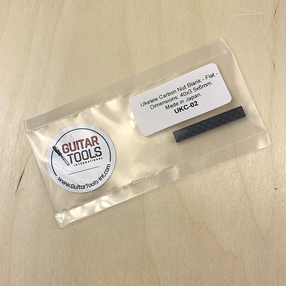 Ukelele Carbon Nut Blank - Flat - UKC-02