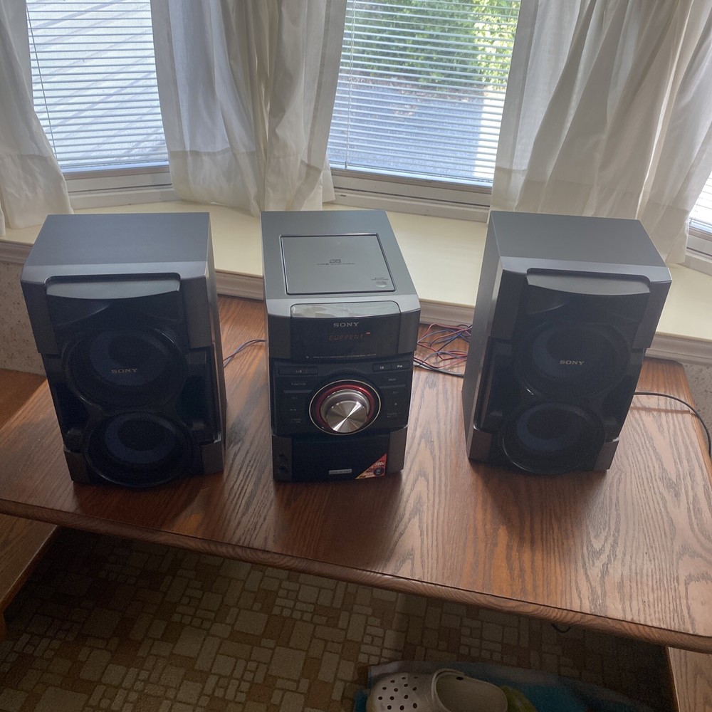 Sony HCD-EC79i CD & IPOD System w/ 2 Speakers SS-EC79 TESTED & WORKING