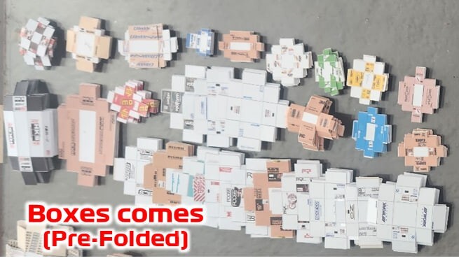 Pack 27 Boxes (Pre-Folded) 1/24 Scale Diorama Garage Accessory