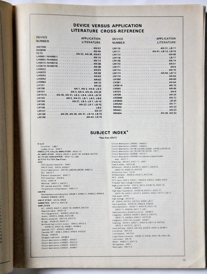 National Semiconductor 1973 Linear Applications Handbook 1 #9d0