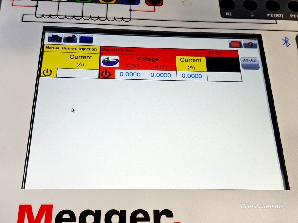 Calibrated Megger MRCT Relay & Current Transformer Test Set with Screen & Access