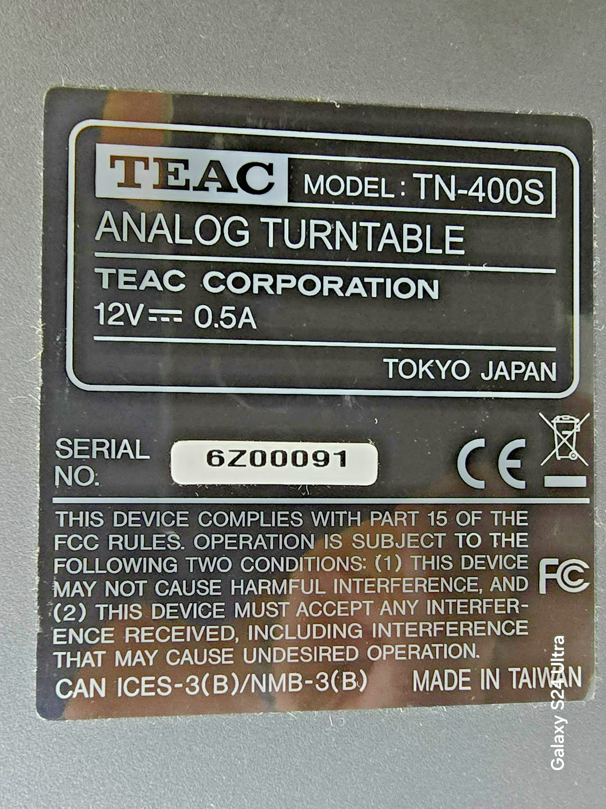 TEAC TN-400S Analog USB Turntable Record Player Cherry Red