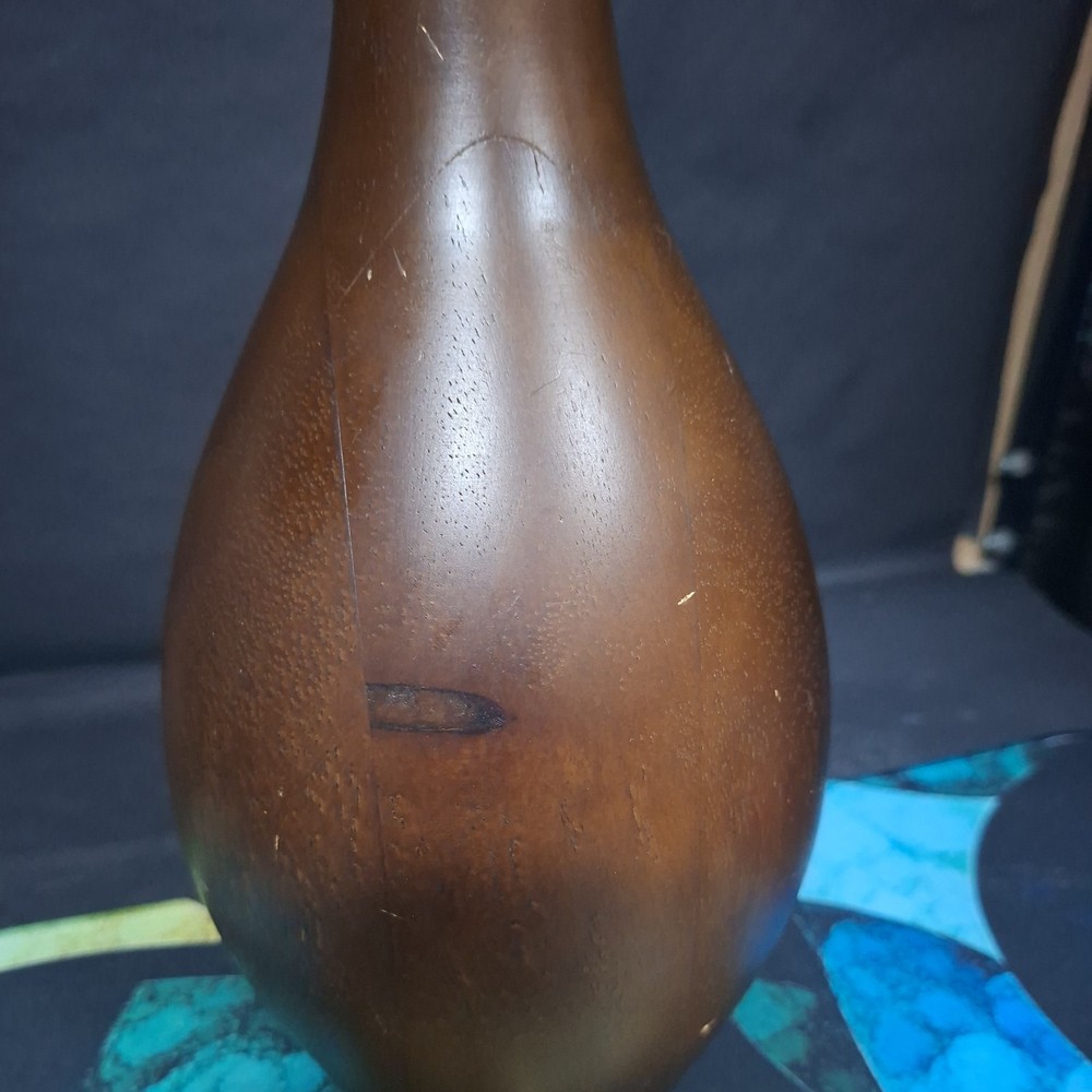 Solid Teak Scandinavian style Table Lamp