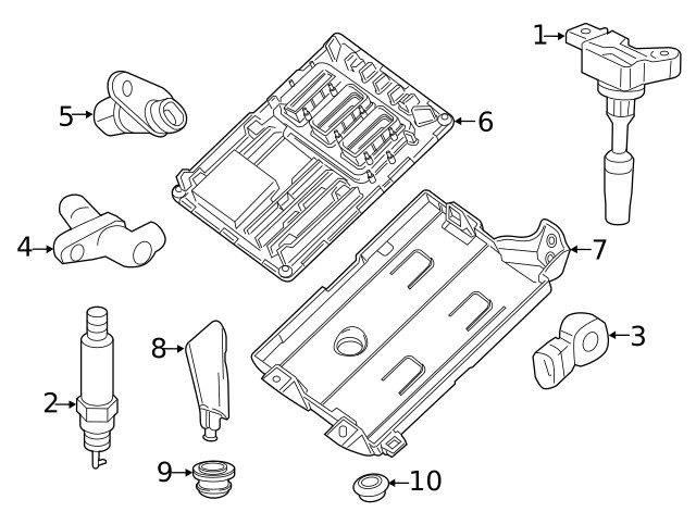 Genuine GM Engine Control Module Bracket 26218498