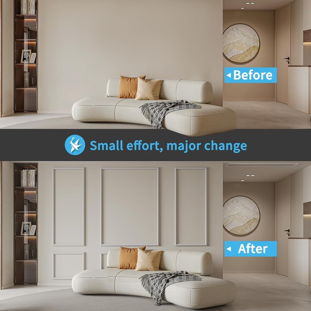 Pre-Cut Molding Kit - Room Transformation