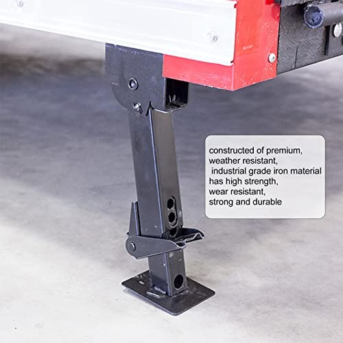 Telescoping Folding Trailer Stabilizer Jacks, Adjustment Swing Down Jack 11.5