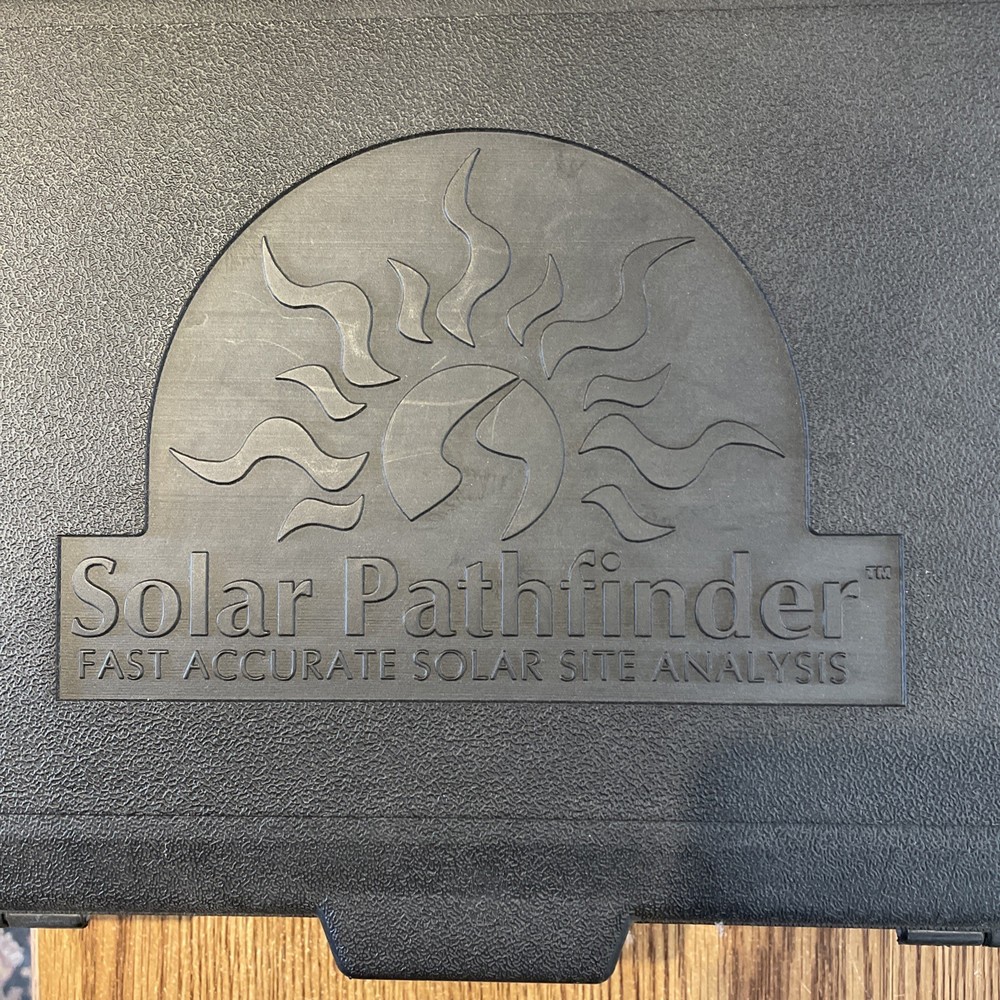 Solar Pathfinder Site Analysis Kit with Molded Carrying Case Base Dome Diagrams