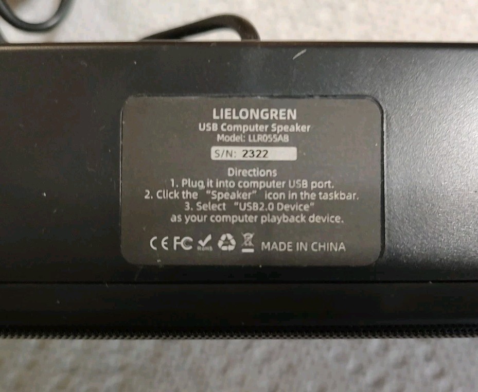 Lielongren/Yofanqi USB-Powered Computer Speaker