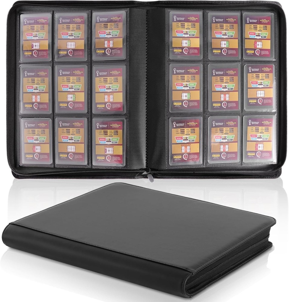 Toploader Binder Holds 288 Toploaders 9 Pocket Top Loader Binders with Sleeves..