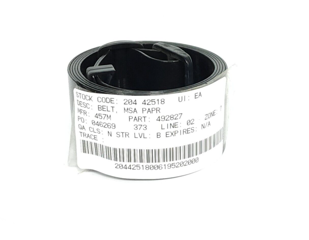 NEW MSA 492827, BELT ASSEMBLY, PAPR, 6A, URETHANE