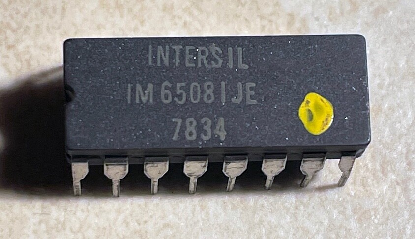 Intersil IM6508IJE 6508 1024 X 1 Static RAM