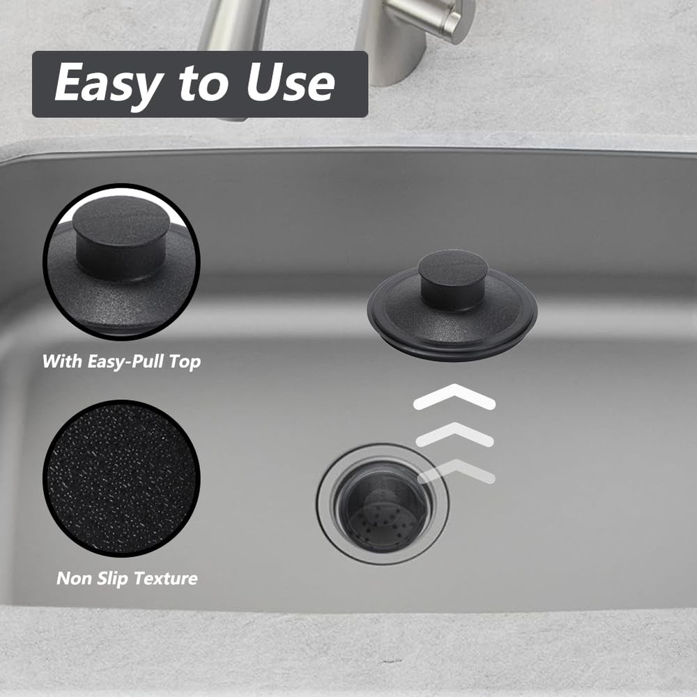 Sink Stopper Exact Replacement for InSinkErator STP-PL/STPPL for Kitchen Drain