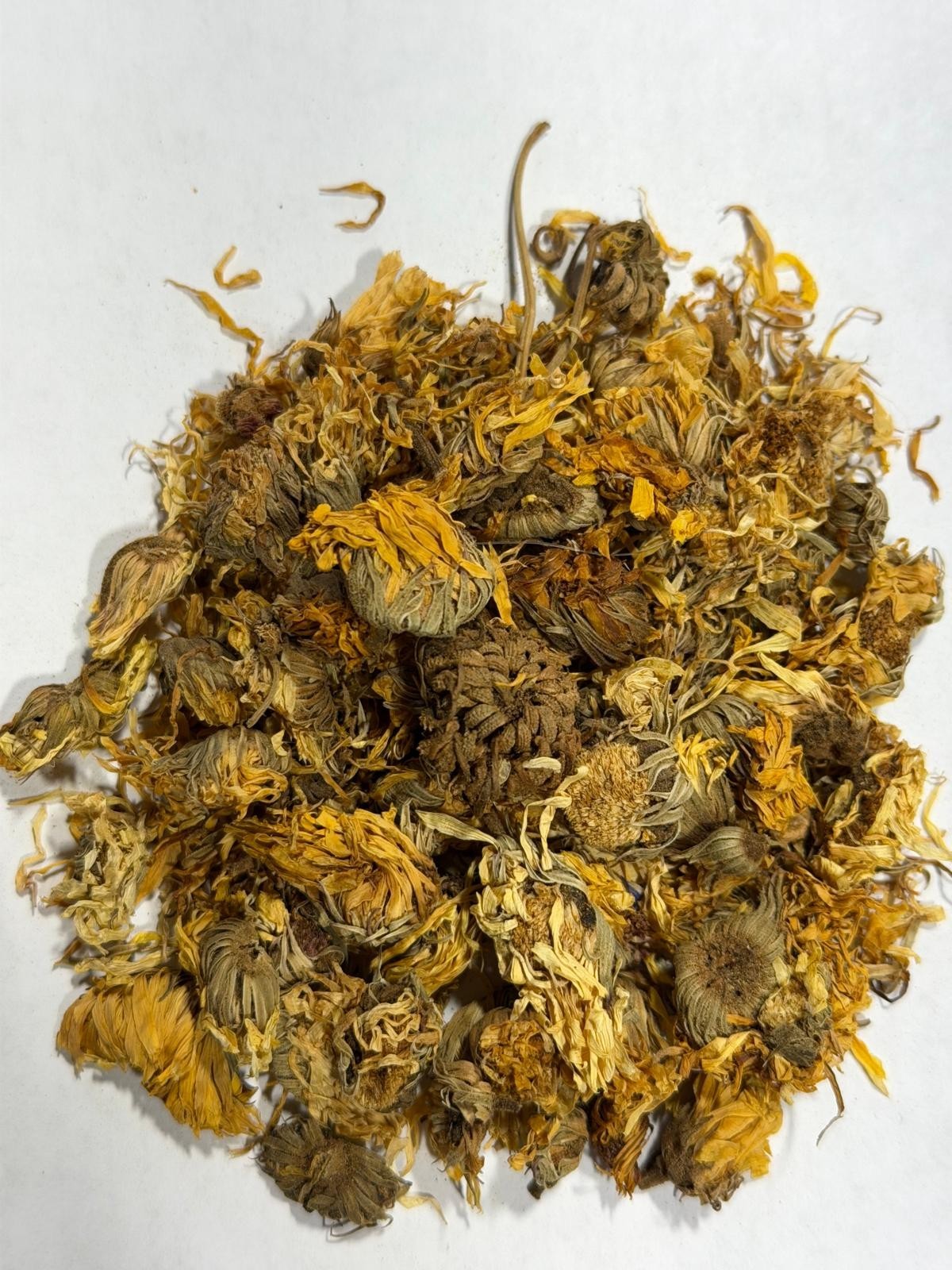 Organic Way Dried Calendula Flower (Marigold Flower) Herbal Tea