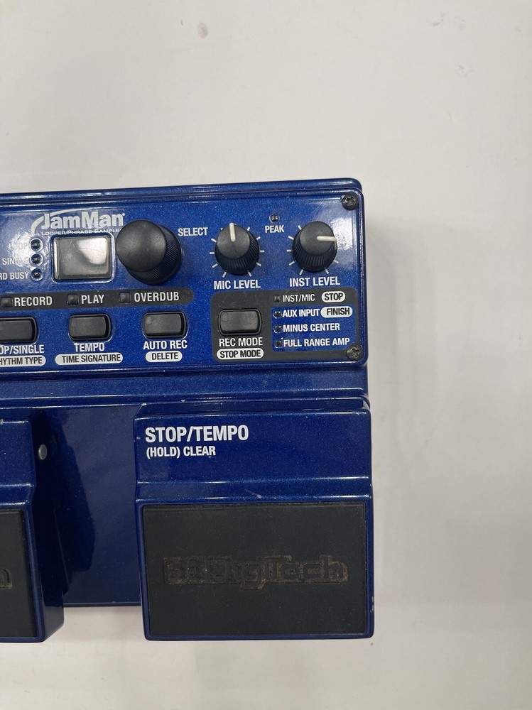 Digitech JML Jamman Looper / Phrase Sampler Guitar Effect Pedal + Power Supply